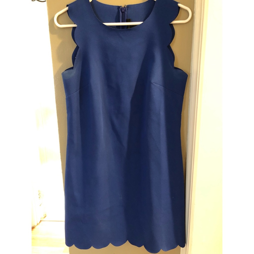 J crew scallop shift dress